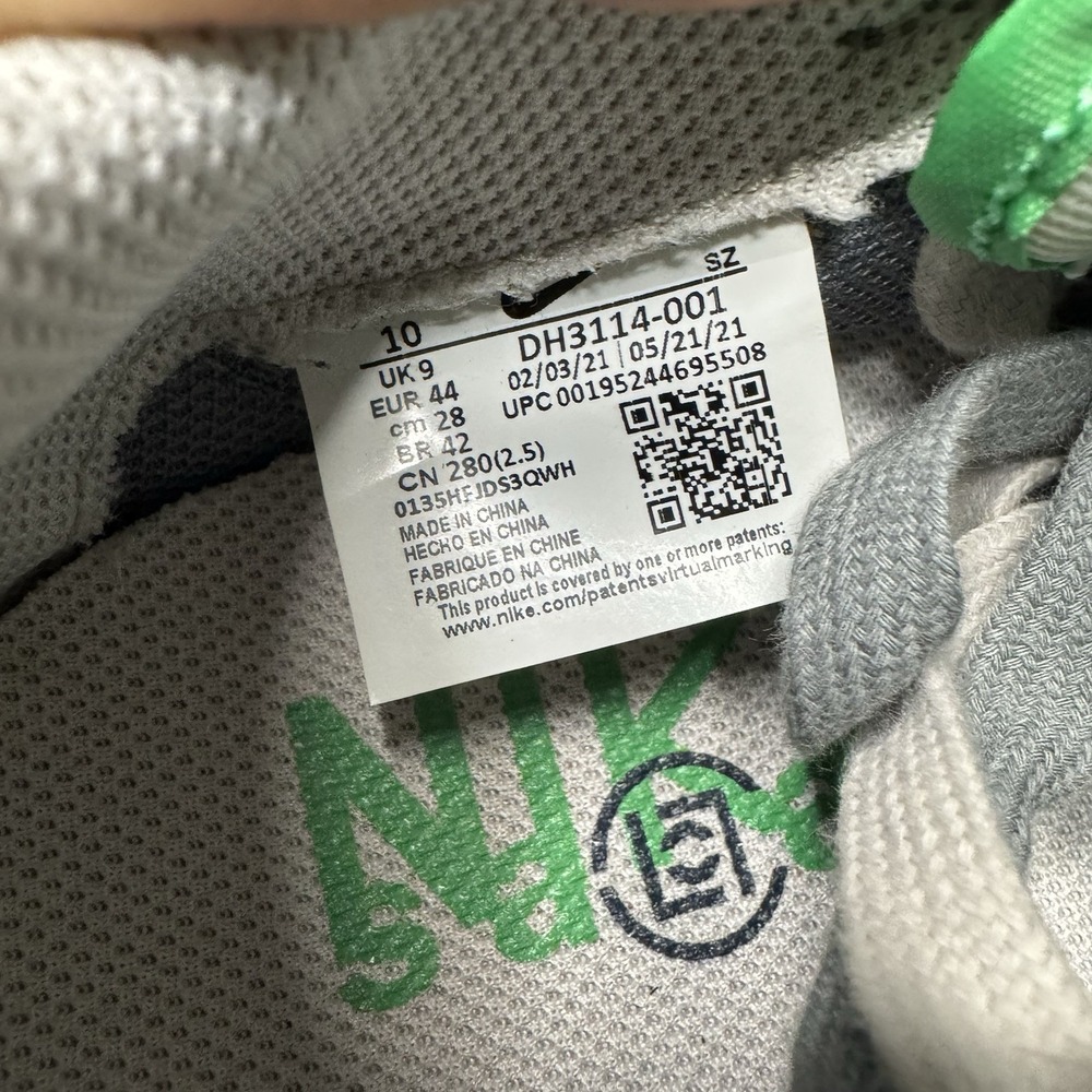Nike LD Waffle Sacai Clot Kiss Of Death 2 Cool Grey Men's Size 10 DH3114-001 EUC - Picture 8 of 9